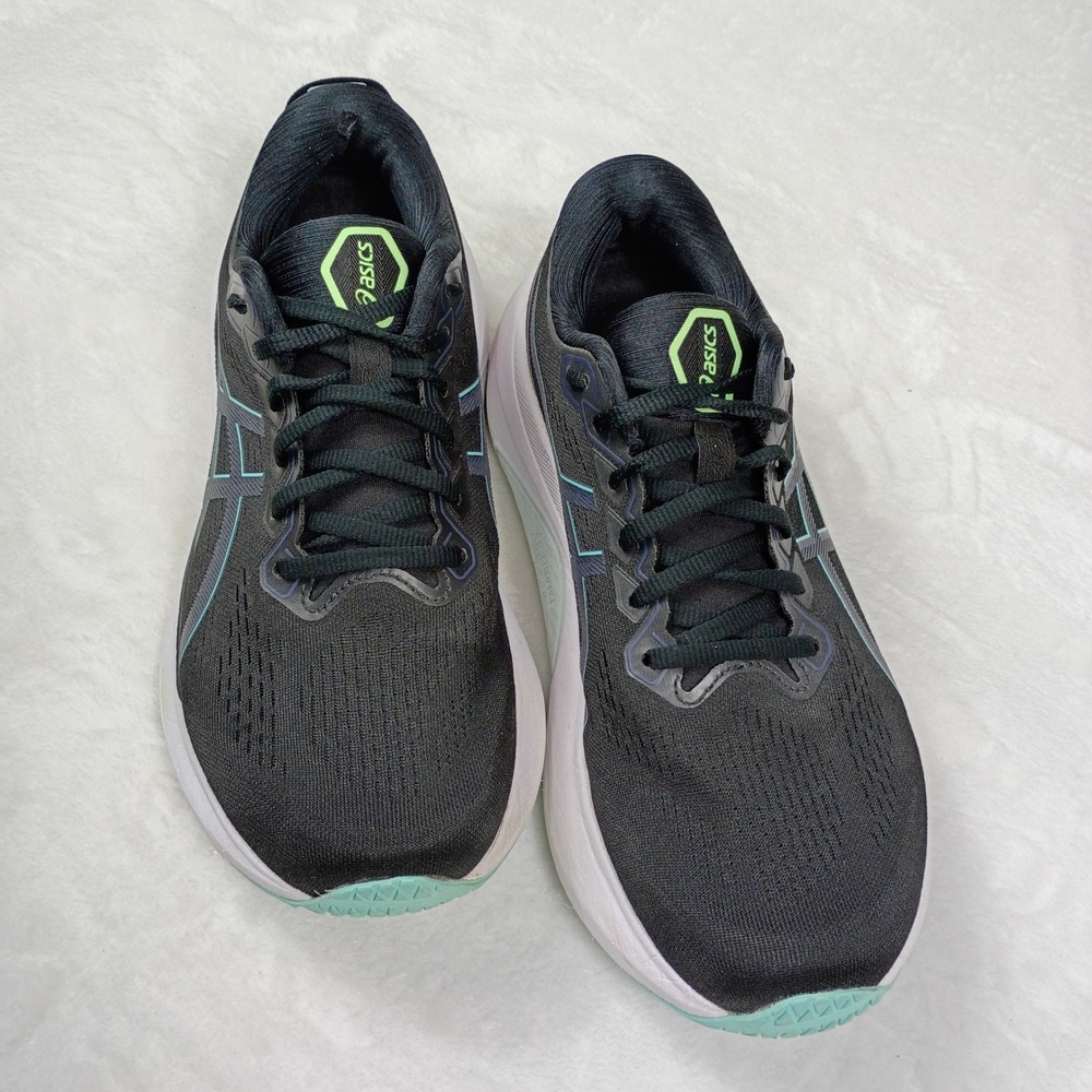 ASICS Gel-Kayano 30 Womens Running Shoes Black Teal Lime Green US 9.5 - Picture 3 of 8